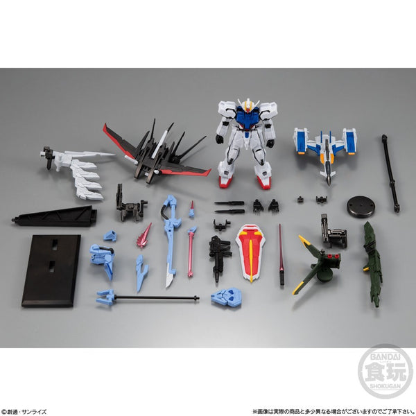 MOBILE SUIT GUNDAM GFRAME EX03 PERFECT STRIKE GUNDAM and SKYGRASPER W/O GUM