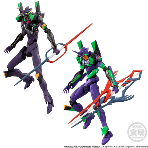 EVAFRAME EVANGELION NEW THEATRICAL EDITION UNIT 01 VS UNIT 13 SET W/O GUM