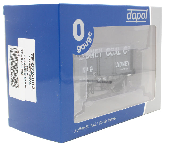 Dapol - O 7 Plank 9' W/B Two Door Lidney Coal