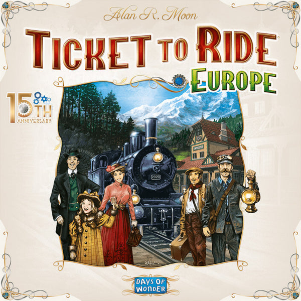 Days of Wonder Ticket to Ride Europe 15th Anniversary