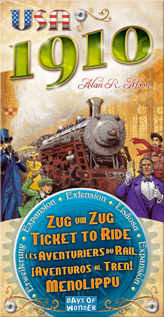 Ticket To Ride USA 1910 Expansion