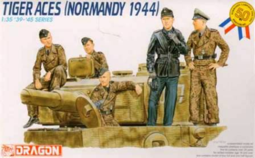 Dragon - Dragon 6028 1/35 Tiger Aces (Normandy 1944) Plastic Model Kit