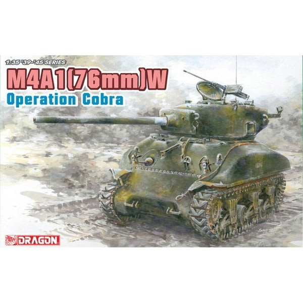 Dragon - Dragon 6083 1/35 M4A1(76)W "Operation Cobra" Plastic Model Kit