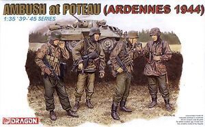 6091 1/35 Ambush at Poteau Ardennes 1944 Plastic Model Kit