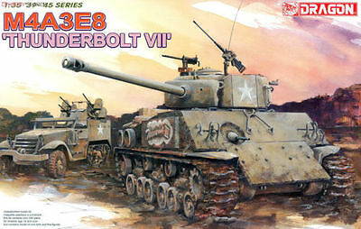 Dragon - Dragon 6183 1/35 M4A3E8 "Thunderbolt VII" Plastic Model Kit