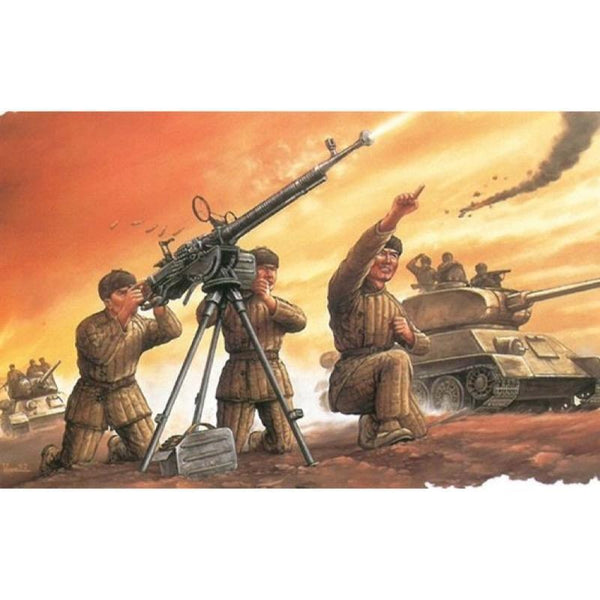 6809 1/35 Chinese Volunteer Dshk AA Team Plastic Model Kit