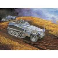 6939 1/35 Sd.Kfz.10 + 10.5cm le.SH.18 Plastic Model Kit