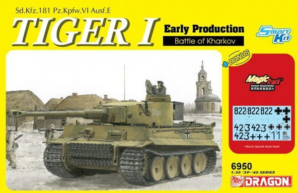 6950 1/35 Tiger I Early Battle of Kharkov Plastic Model Kit