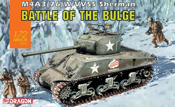 7567 1/72 M4A376W VVSS Sherman Plastic Model Kit