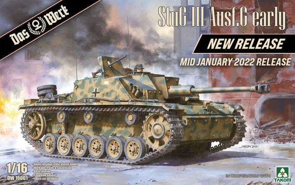 16001 1/16 StuG III Ausf.G early Plastic Model Kit