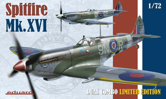 Eduard - Eduard 2117 1/72 Spitfire Mk.XVI DUAL COMBO Plastic Model Kit