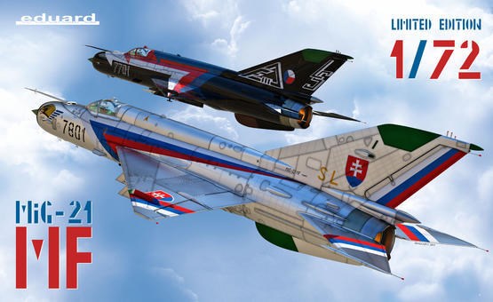 2127 1/72 MiG21MF DUAL COMBO Plastic Model Kit