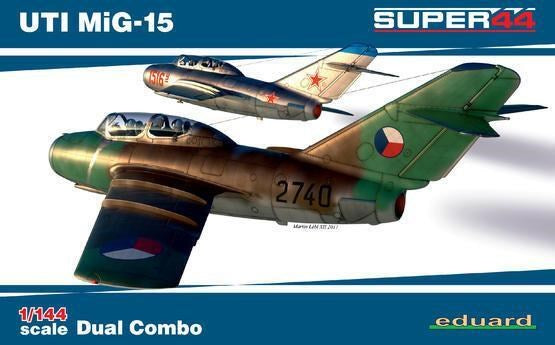 4444 1/144 UTI MiG15 Dual Combo Plastic Model Kit