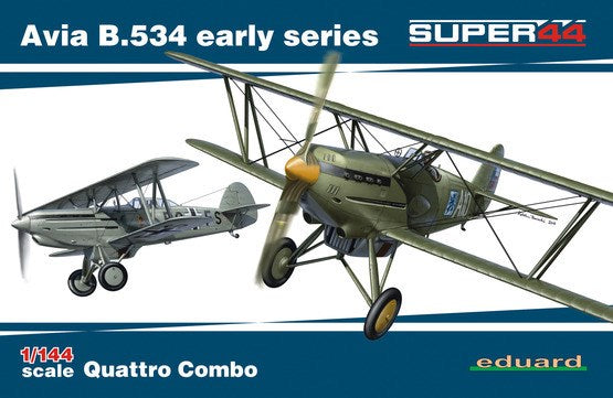 4451 1/144 Avia B.534 early series QUATTRO COMBO Plastic Model Kit