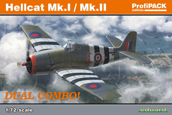 7078 1/72 Hellcat Mk.I / Mk.II DUAL COMBO Plastic Model Kit