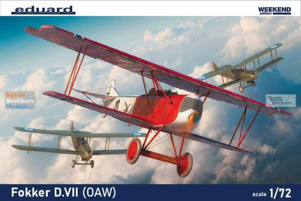 07407 1/72 Fokker D.VII OAW Plastic Model Kit