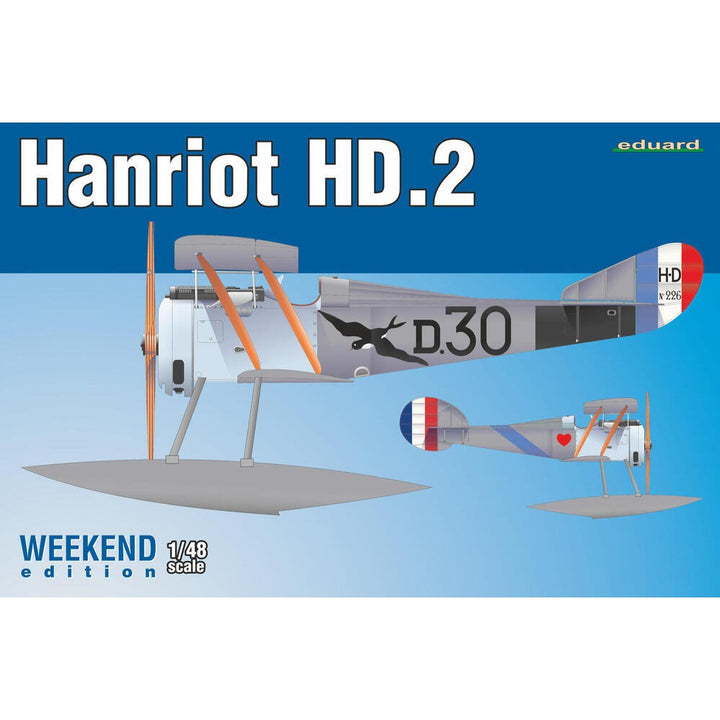 Eduard - Eduard 8413 1/48 Hanriot HD.2 Plastic Model Kit