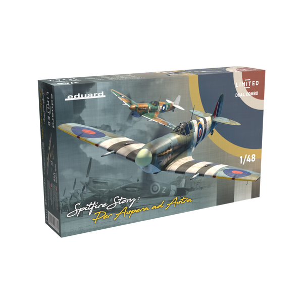 Eduard 1/48 SPITFIRE STORY  Per Aspera ad Astra DUAL COMBO with Australian Decals