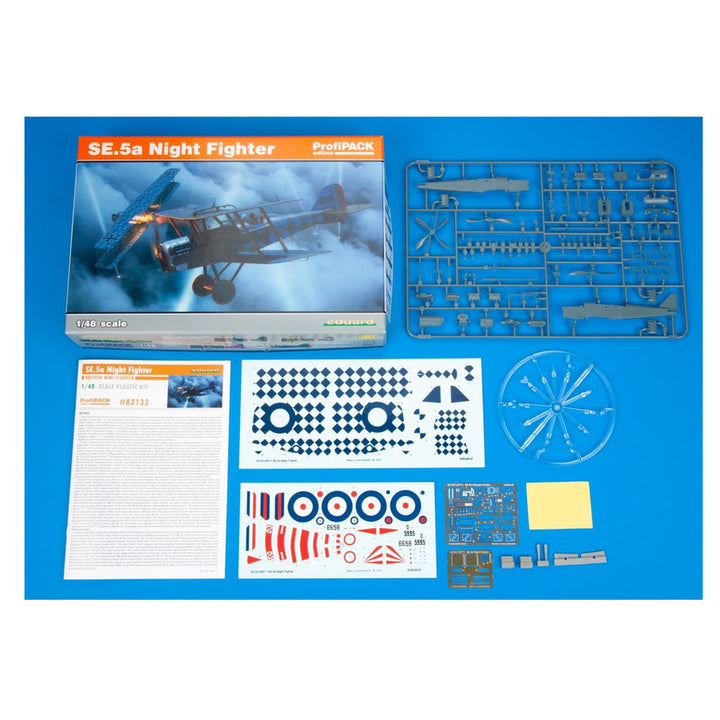 Eduard - Eduard 82133 1/48 SE.5a Night Fighter ProfiPack Plastic Model Kit