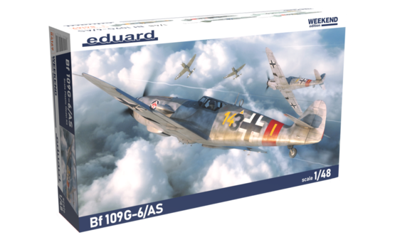 84169 1/48 Bf 109G6/AS Plastic Model Kit