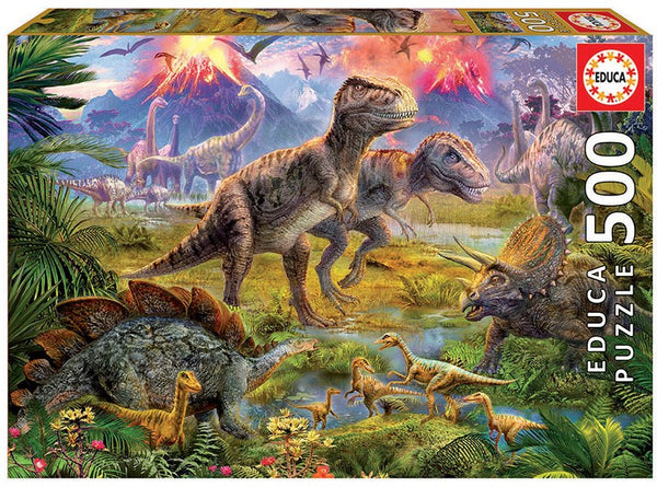 500pc Dinosaur Gathering