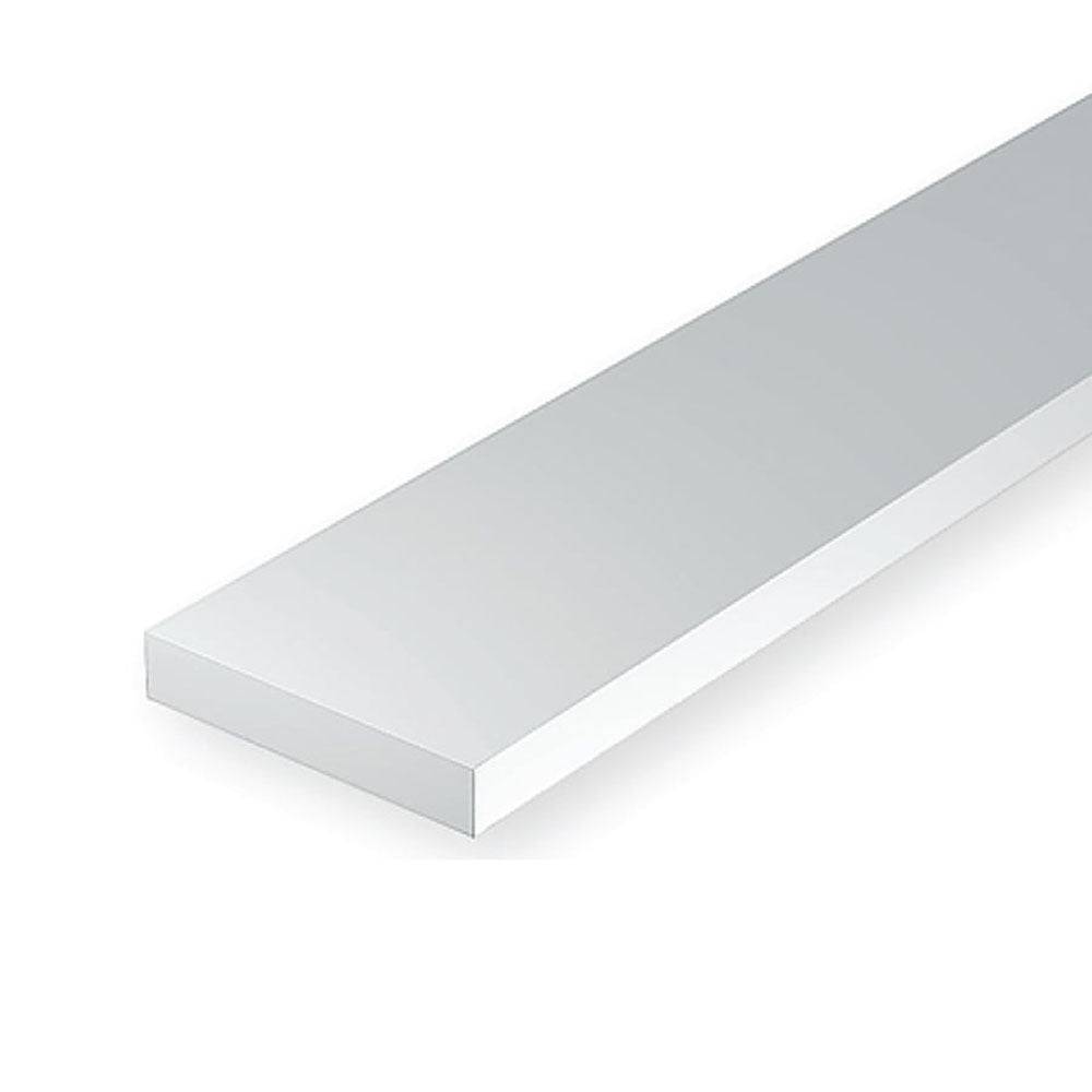 Evergreen - Evergreen 110 White Polystyrene Strip 0.015 x 0.020 x 14" / 0.38mm x 0.51mm x 36cm