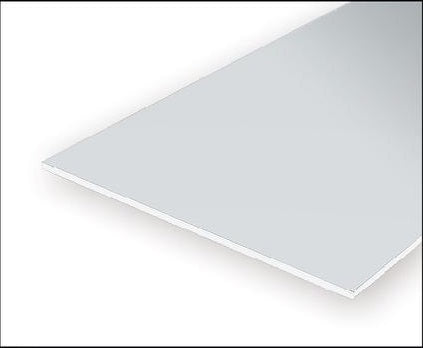 19030 White Polystyrene Sheet 0.030 x 12 x 24   / 0.76mm x 30cm x 61cm