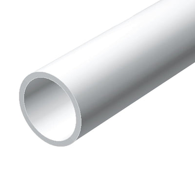 428 White Polystyrene Round Tube 0.250 x 24   / 6.4mm x 61cm