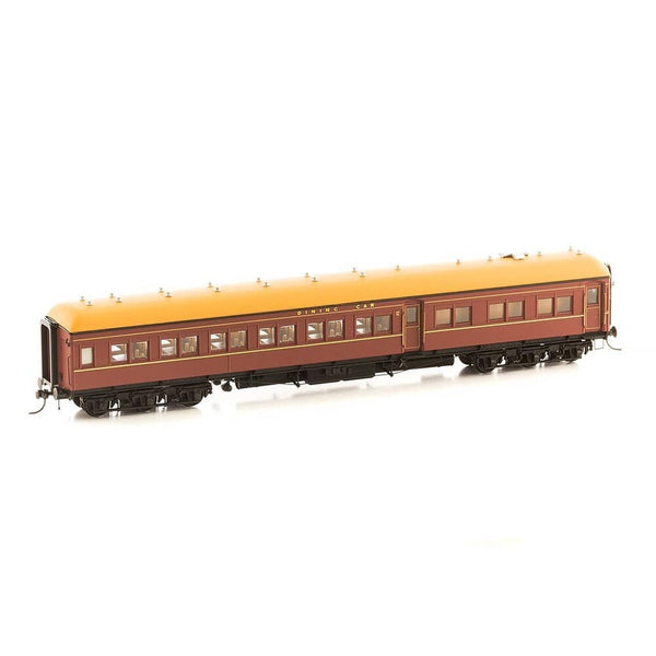 Eureka Models - HO AB Dining Car - Indian Red #91