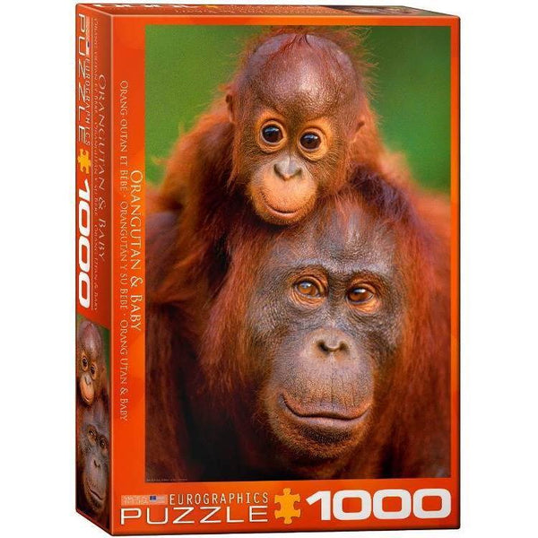 1000pc Orangutan and Baby