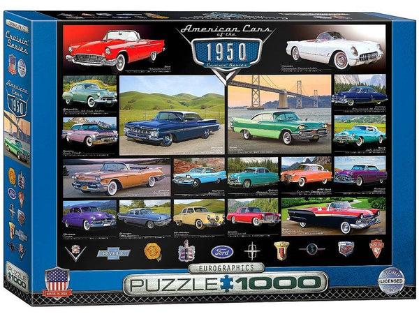 1000pc Cruisin Classics 1950s