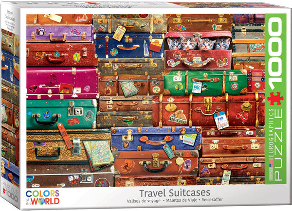 1000pc Travel Suitcases