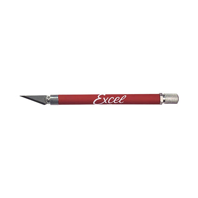 Excel K18 GripOn Knife Red with Safety Cap