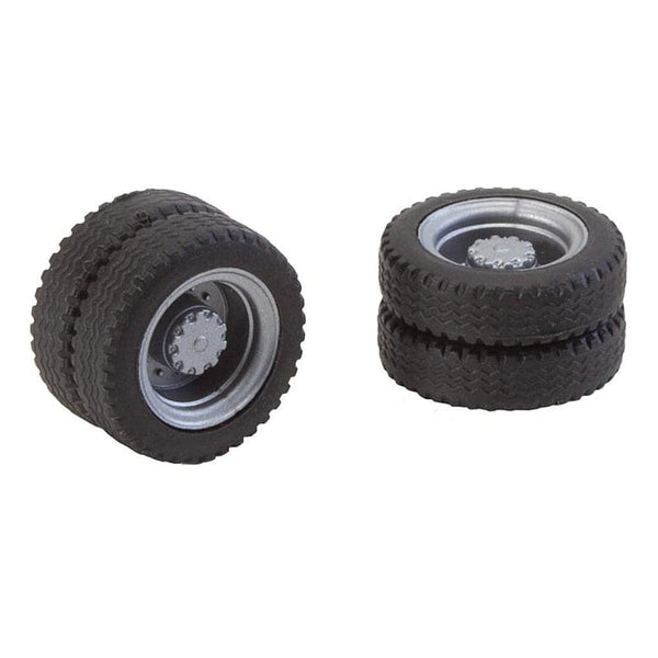 Faller - HO 2 Wheels NQ Tyres & Rims for Lorries/Bus