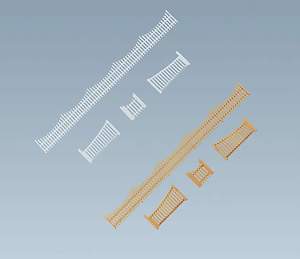 Faller - HO Garden Fences  w/Gates 10pcs (710mm)