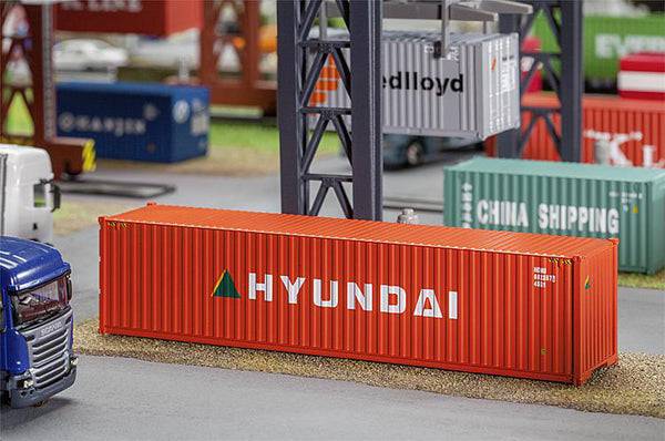 Faller - HO 40' Hi-Cube Refrig.Cont Hyundai