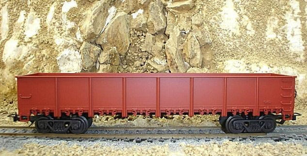 HO Gondola Wagon  Red Oxide