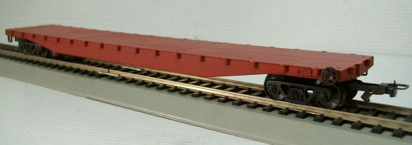 HO Flat Car  Red Oxide