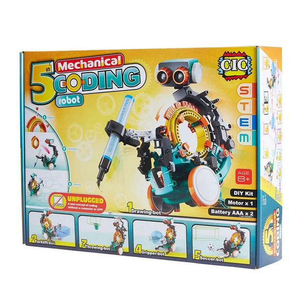 CIC - 5 in 1 Mechanical Coding Robot