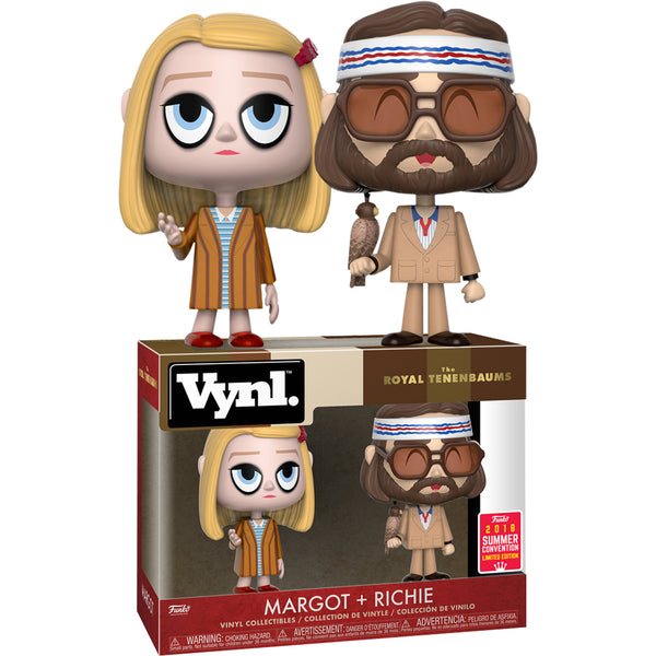 The Royal Tenenbaums  Richie and Margot Tenenbaum Vynl. Figure 2Pack 2018 Summer Convention Exclus