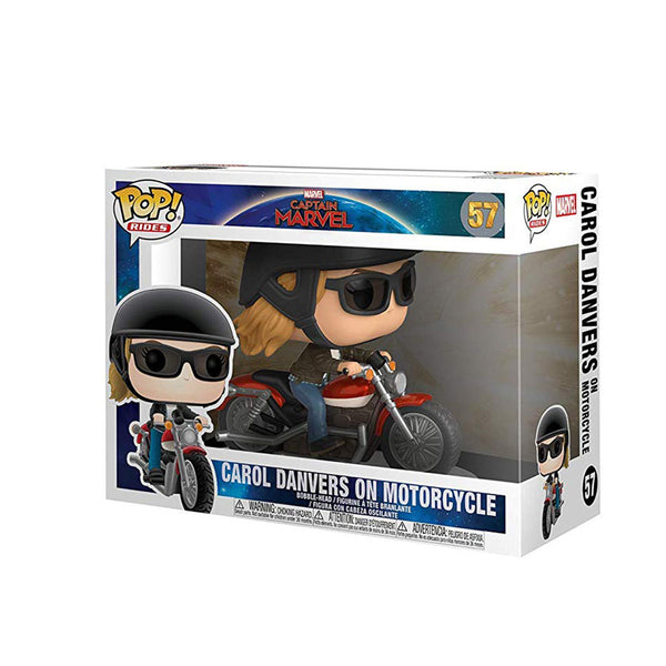 Capt. Marvel Carol Danvers On Bike Pop! Ride