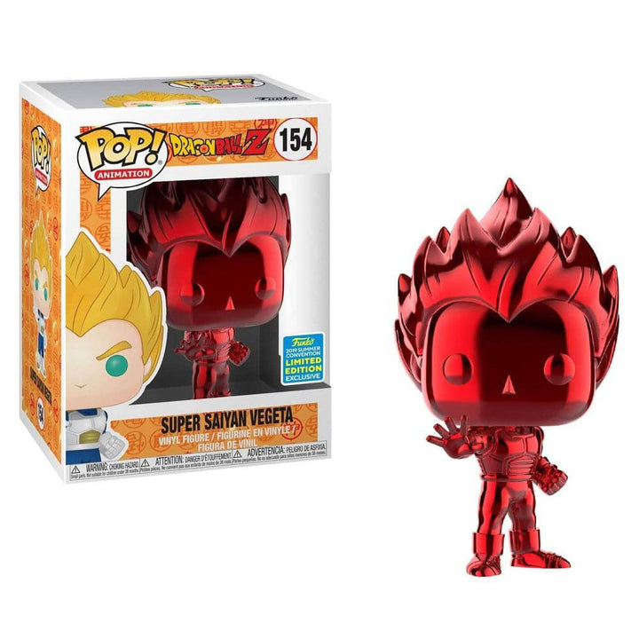 Funko - Dragon Ball Z Vegeta Red CH Pop!  SD19 RS