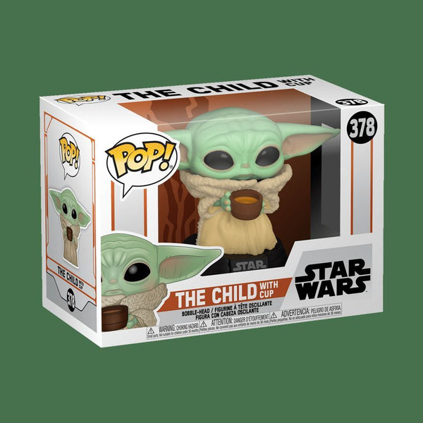 Star Wars The Mandalorian  The Child with Cup Pop! Vinyl