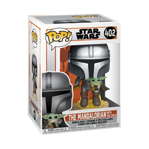 Star Wars Mandalorian  Mando Jetpack Flying Pop!