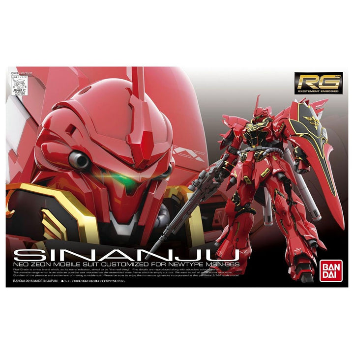 RG 1/144 MSN06S SINANJU