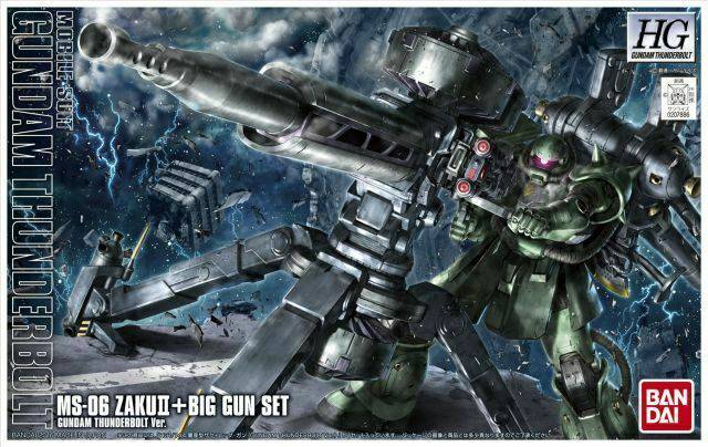 Bandai - HG 1/144 ZAKU II+BIG GUN SET [GUNDAM THUNDERBOLT Ver.]