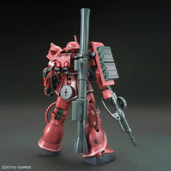 Bandai - HG 1/144 MS-06S ZAKU  II PRINCIPALITY OF ZEON CHAR AZNABLE?S MOBILE SUIT Red Comet Ver.