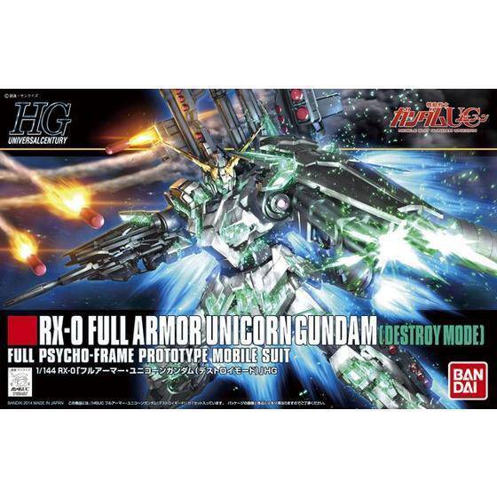 Bandai - 1/144 HGUC FULL ARMOR UNICORN GUNDAM (DESTROY MODE)