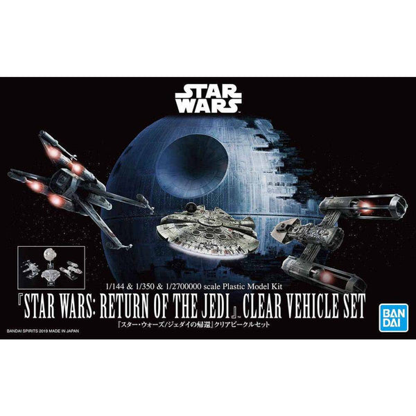 Bandai - 1/144 & 1/350 & 1/2700000 [STAR WARS: RETURN OF THE JEDI] CLEAR VEHICLE SET