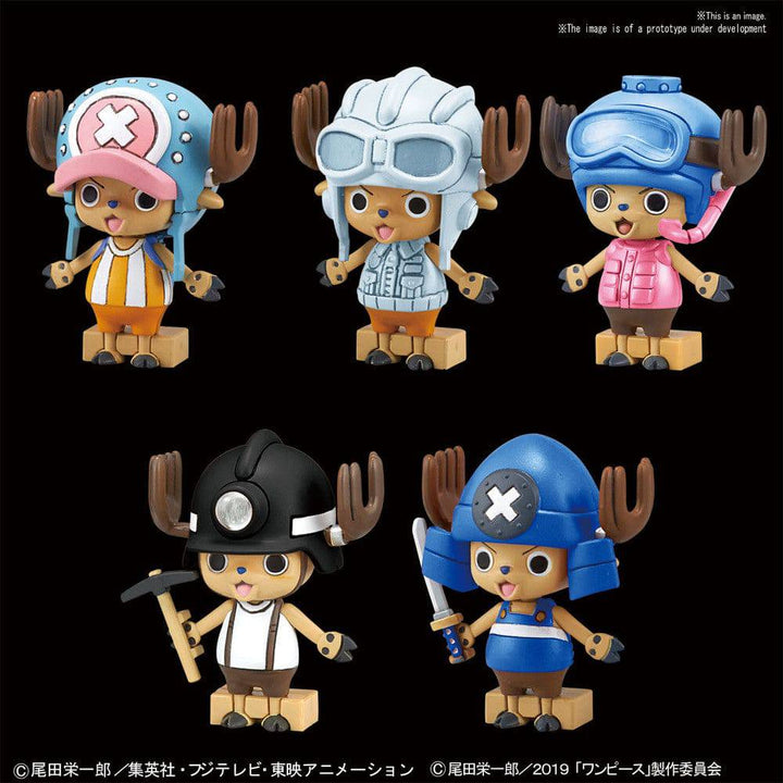 Bandai - CHOPPER ROBO TV ANIMATION 20TH ANNIVERSARY ONE PIECE STAMPEDE COLOR Ver. SET